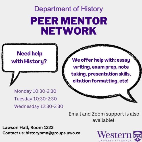Peer mentor network contact information and hours